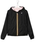 K Way Kids Lightweight Hooded Jacket - Black