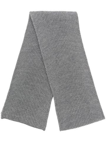 Andersen-andersen Merino Ribbed Scarf - Grey
