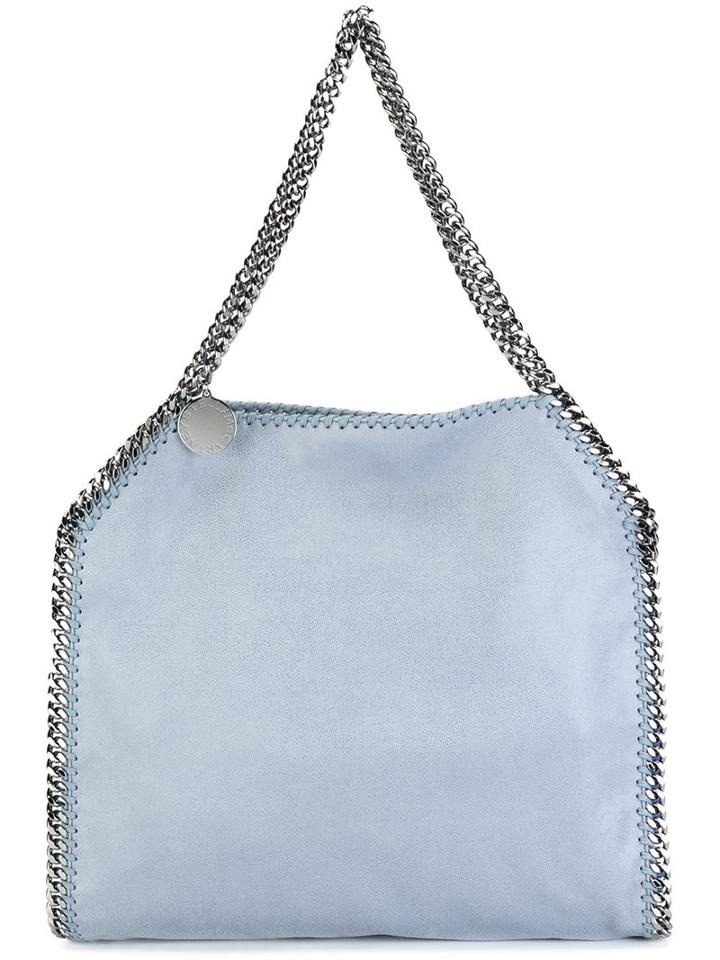 Stella Mccartney 'falabella' Tote, Women's, Blue, Polyester