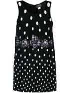 Versace Pre-owned Gianni Versace Polka Dot Dress - Black