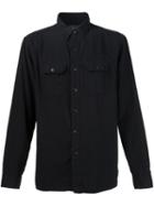 Rrl Flap Pockets Shirt, Men's, Size: Xl, Black, Cotton