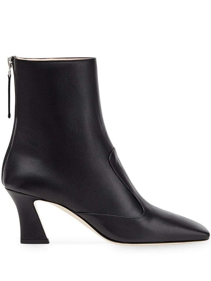 Fendi Ffreedom Squared-toe Ankle Boots - Black