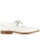 Church's Buckle Strap Brogues - White