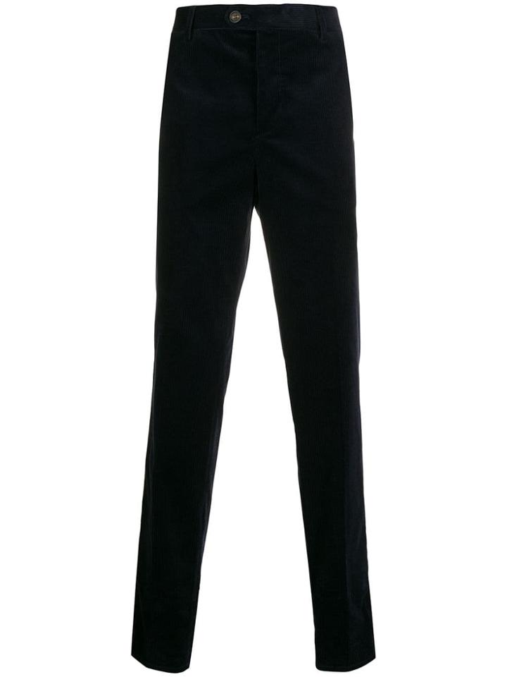 Brunello Cucinelli Corduroy Chino Trousers - Blue