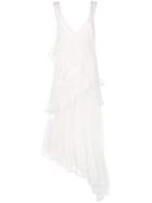 Alexis Augustine Lace Asymmetric Dress - White