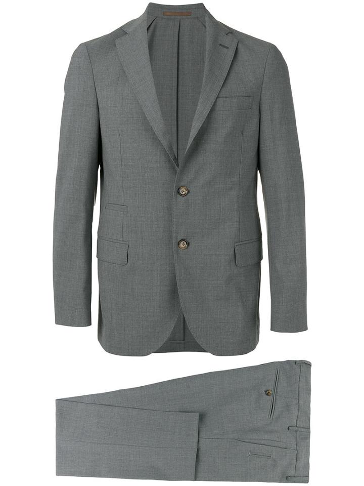 Eleventy - Formal Suit - Men - Polyester/spandex/elastane/acetate/wool - 50, Grey, Polyester/spandex/elastane/acetate/wool