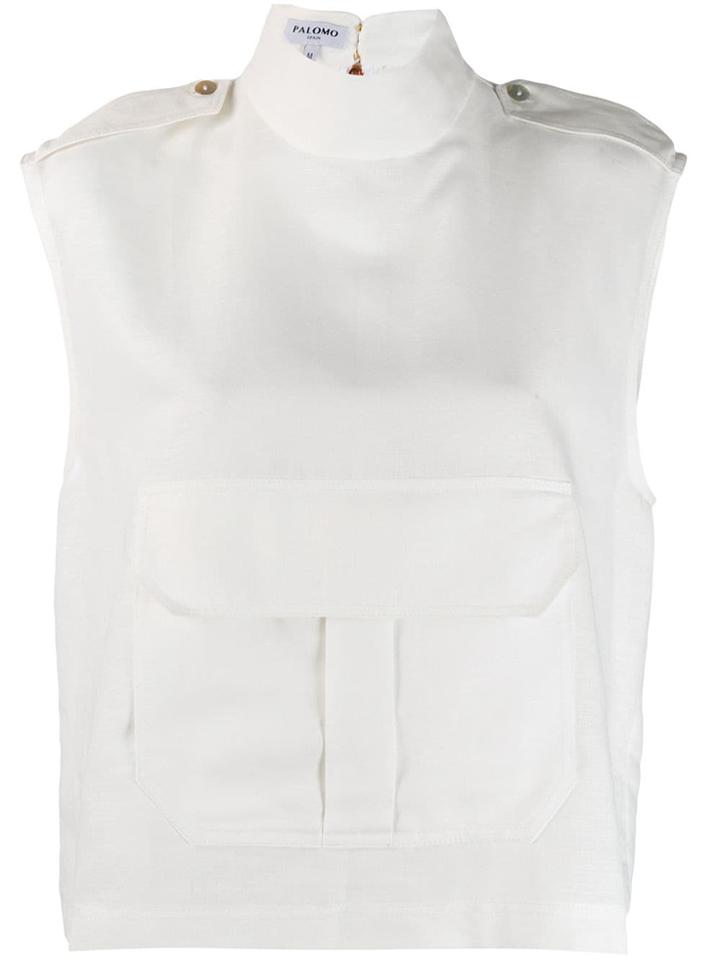 Palomo Spain Utility Vest - White