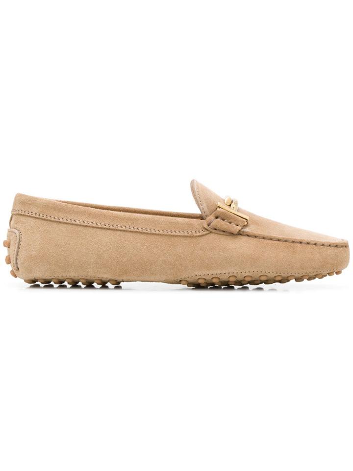 Tod's Gommino Double T Loafers - Neutrals
