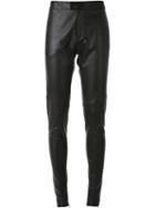 Bassike Tapered Leather Trousers