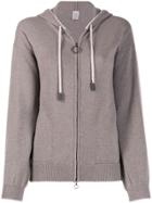 Eleventy Knitted Cashmere Hoodie - Grey
