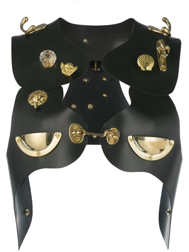 Comme Des Garçons Metal Embellished Harness - Black