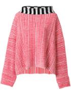 Eckhaus Latta Wide Neck Jumper - Red