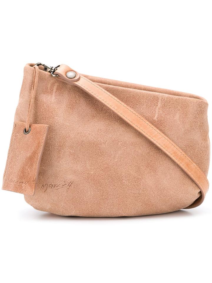 Marsèll Asymmetric Shoulder Bag - Nude & Neutrals