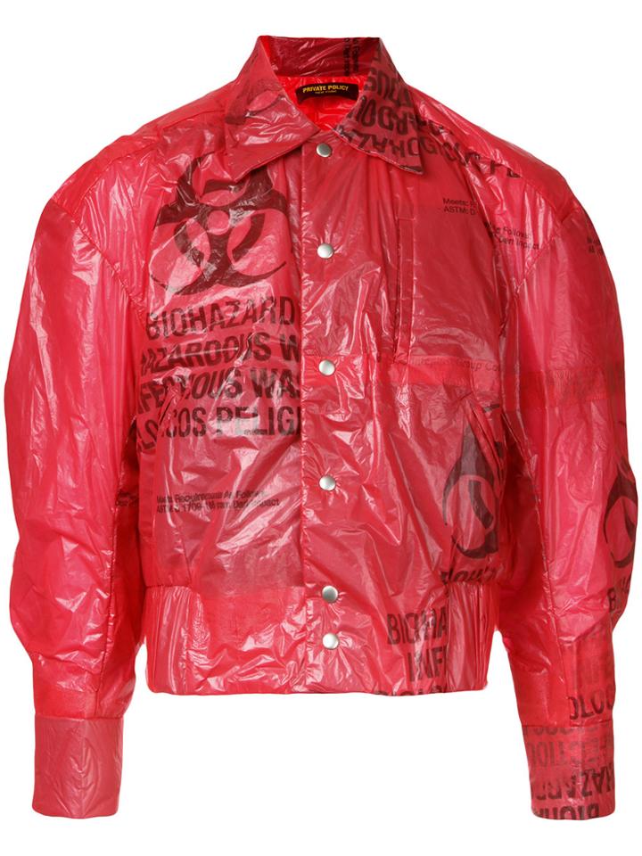 Private Policy Volume Jacket - Red