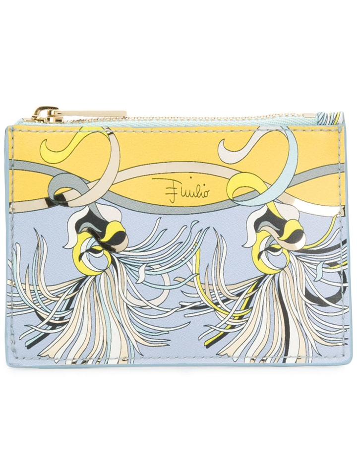 Emilio Pucci Printed Coin Pouch - Blue