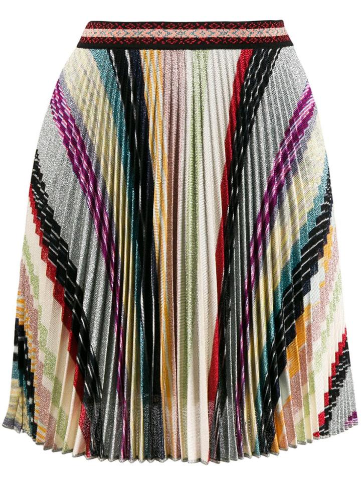 Missoni Short Pleated Skirt - Black