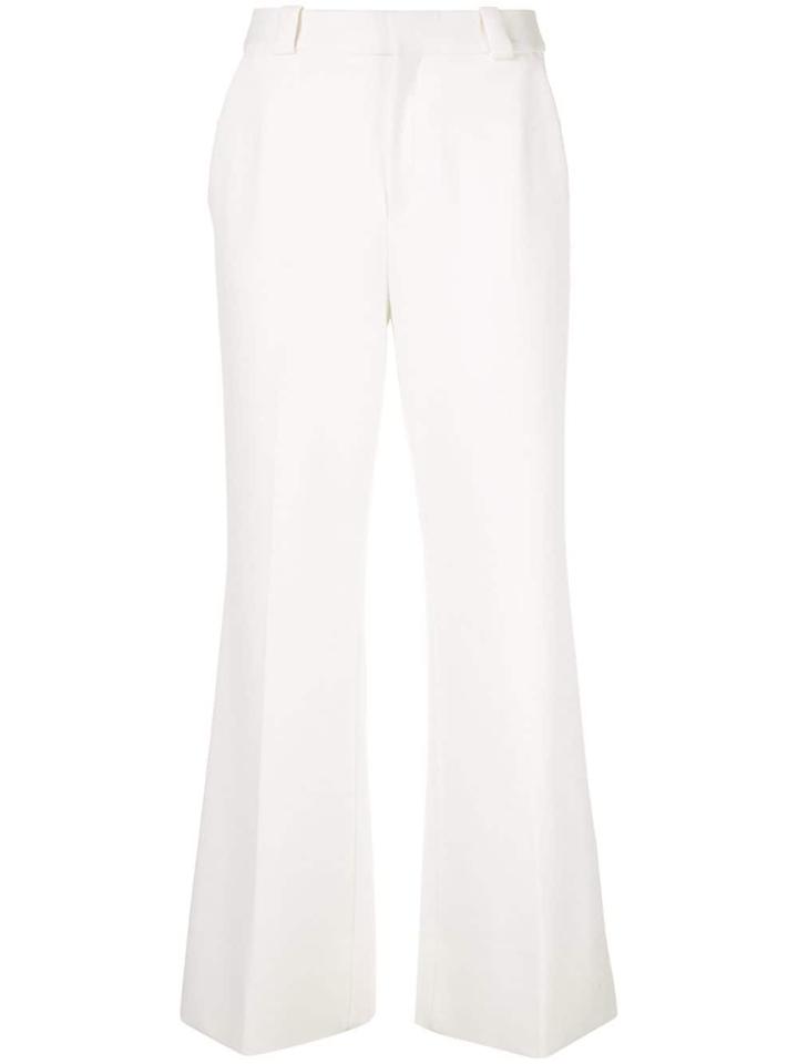Roland Mouret Dilman Flare Trousers - White