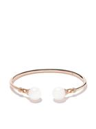 Yoko London 18kt Gold Diamond Pearl Bangle - 9