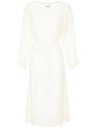 Comme Des Garçons Vintage Sheer Tied Maxi Dress - White