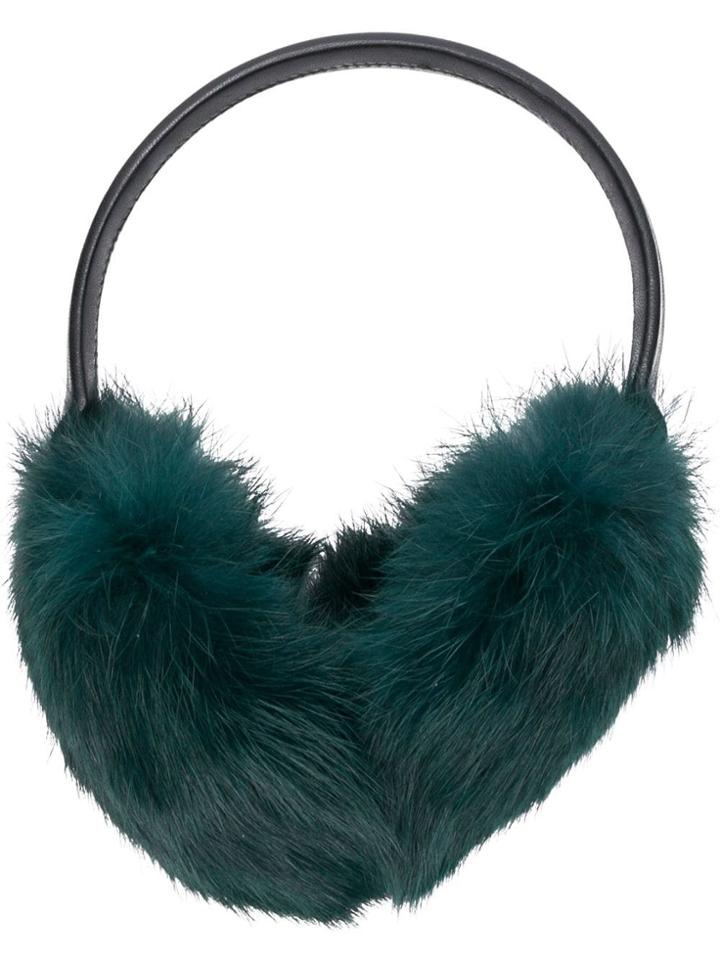 Yves Salomon Over The Head Ear Plugs - Green