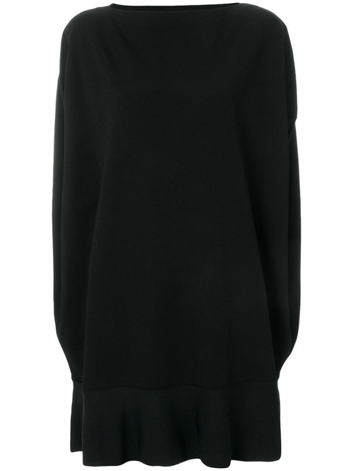 Valentino Cape-style Dress - Black