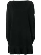 Valentino Cape-style Dress - Black