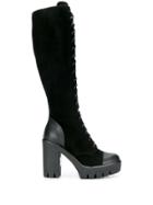 Giuseppe Zanotti Mid-calf Lace-up Boots - Black