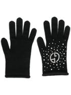 Giorgio Armani Christmas Capsule Gloves - Black