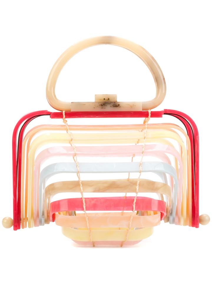 Cult Gaia Rounded Cage Tote Bag - Multicolour
