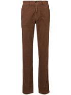 Eleventy Straight-leg Corduroy Trousers - Brown