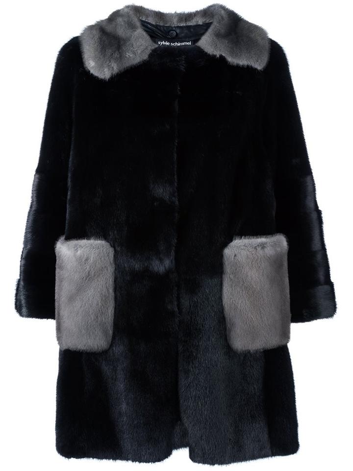 Sylvie Schimmel 'cooline' Coat, Women's, Size: 38, Black, Mink Fur