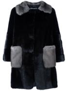 Sylvie Schimmel 'cooline' Coat, Women's, Size: 38, Black, Mink Fur