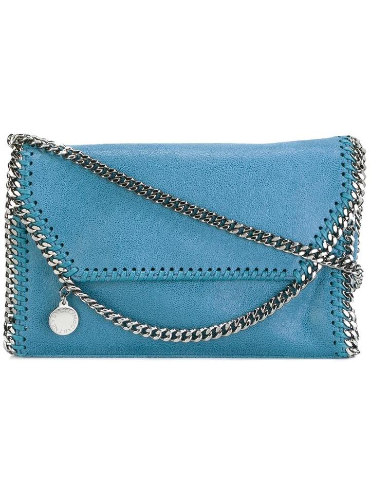 Stella Mccartney Falabella Shaggy Deer Crossbody Bag, Women's, Blue, Artificial Leather