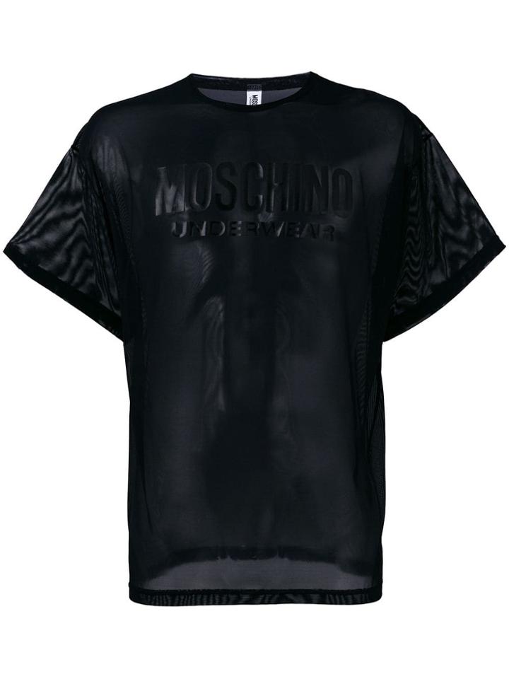 Moschino Moschino Underwear Mesh T-shirt - Black