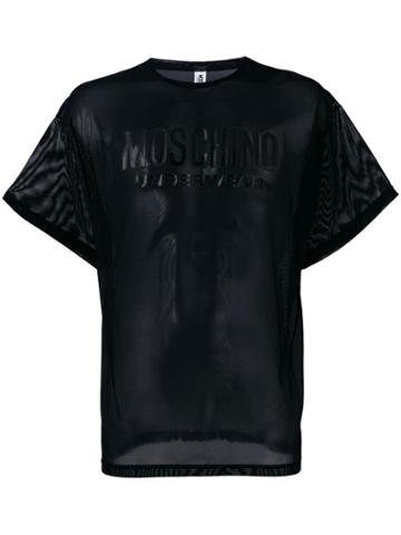Moschino Moschino Underwear Mesh T-shirt - Black