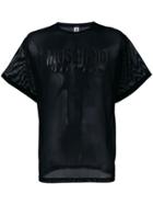 Moschino Moschino Underwear Mesh T-shirt - Black
