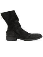Guidi Relaxed Zipped Boots - Black