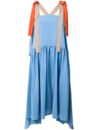 Fendi Flared Midi Dress - Blue