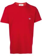 Maison Kitsuné - Chest Pocket T-shirt - Men - Cotton - M, Red, Cotton