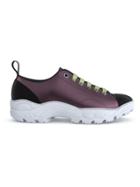 Swear Nori Lace Up Sneakers - Black/white/neon Yellow