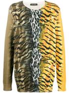 Neil Barrett Safari Print Jumper - Yellow