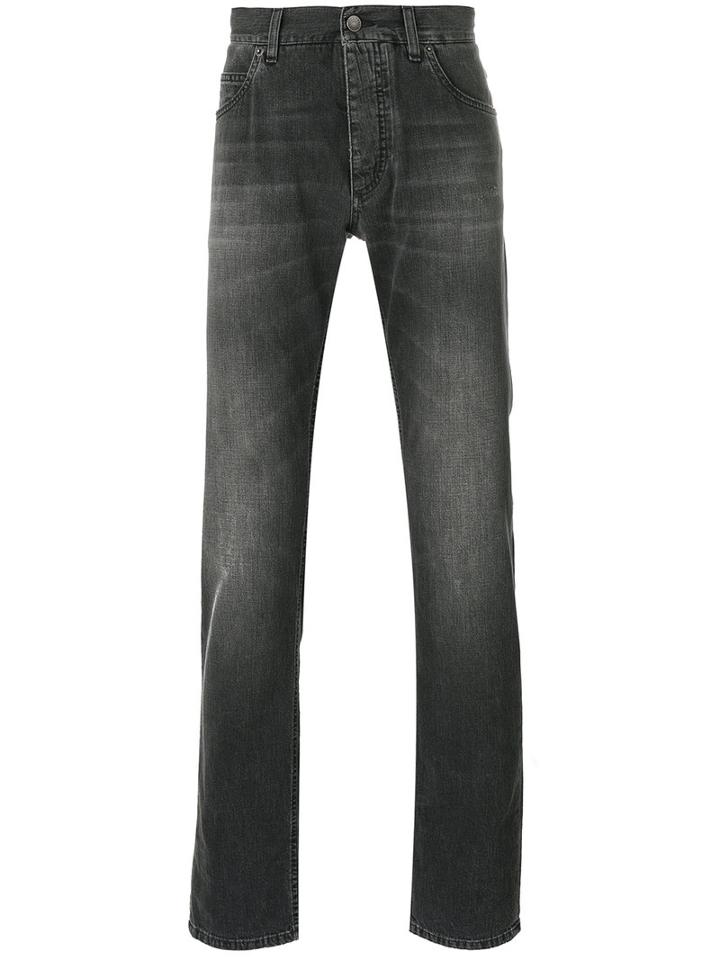 Dolce & Gabbana - Straight Leg Jeans - Men - Cotton - 48, Black, Cotton