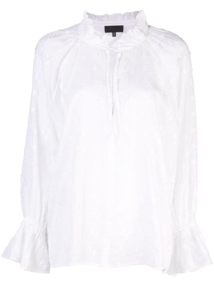 Nili Lotan Peasant Blouse - White