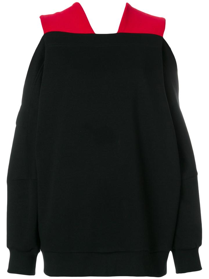 Ioana Ciolacu Cutout Shoulder Sweatshirt - Black