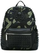 Philipp Plein 'attilan' Camouflage Jacket, Men's, Green, Polyester/polyurethane