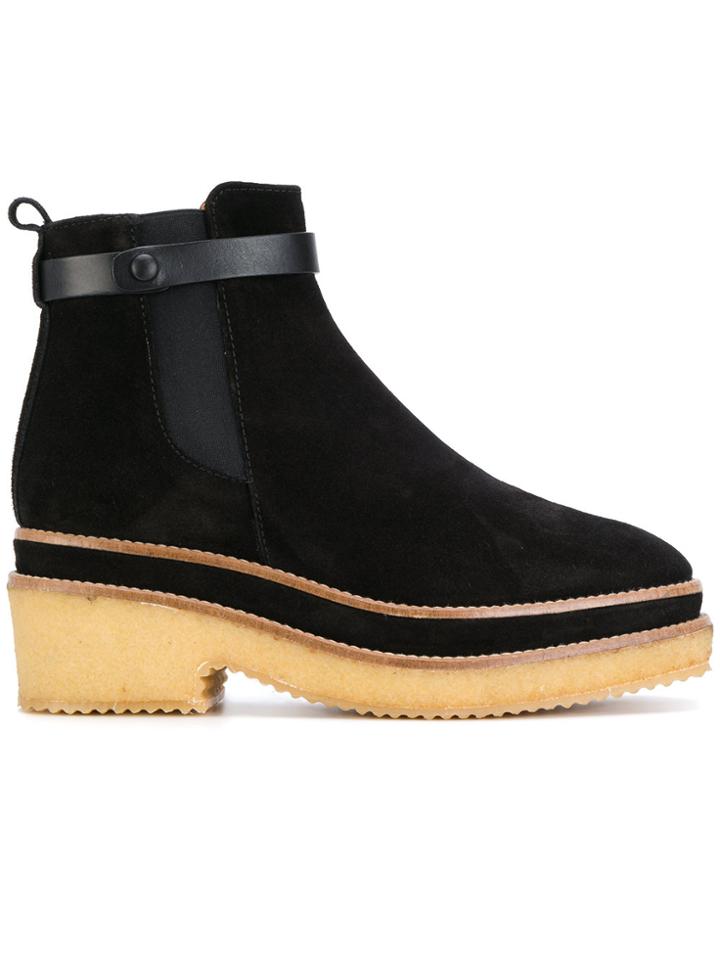 Castañer Chunky Sole Ankle Boots - Black