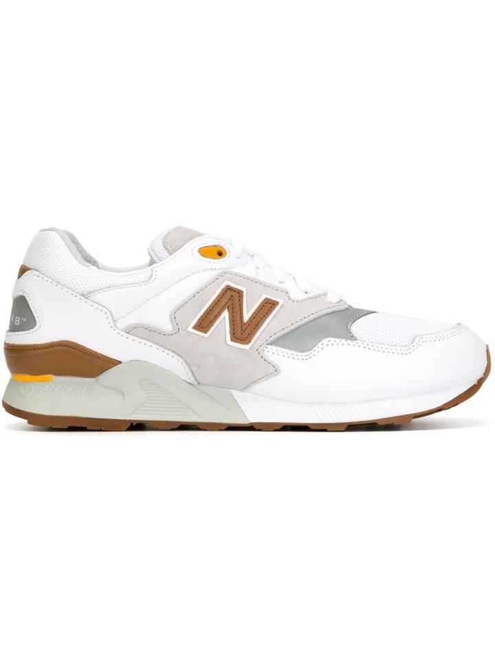 New Balance 878 Sneakers, Men's, Size: 6.5, White, Cotton/rubber/leather/acrylic