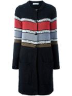 Sonia Rykiel Long Cardigan, Women's, Size: 38, Black, Cotton/polyamide