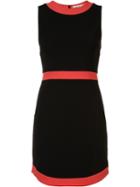Curved Hem Mini-dress - Women - Polyester/spandex/elastane/acetate - 8, Black, Polyester/spandex/elastane/acetate, Alice+olivia