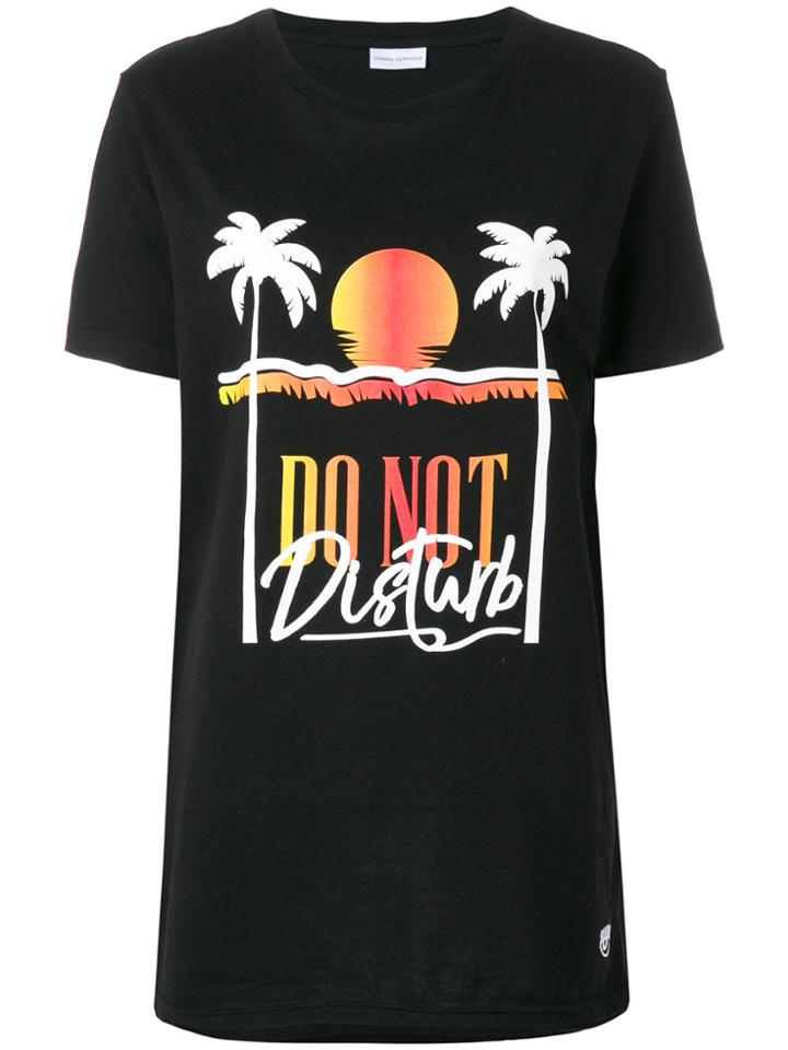 Chiara Ferragni Palm Beach T-shirt - Black